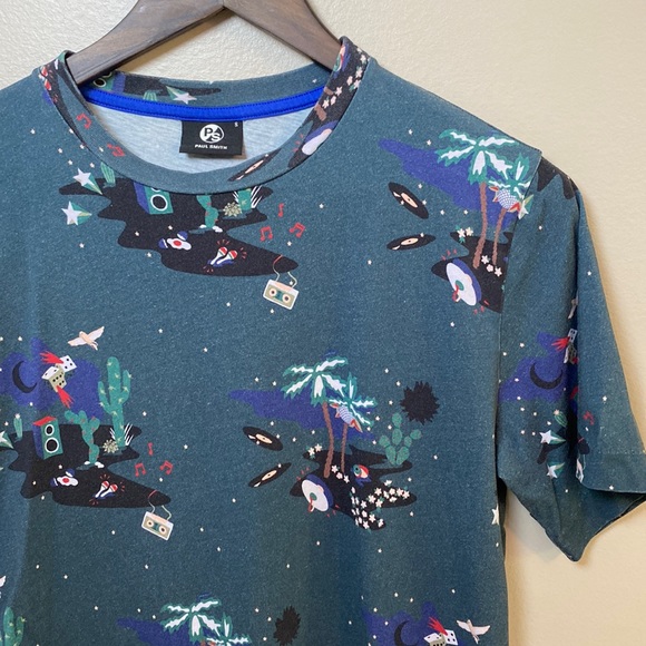 Paul Smith Desert Island Disco Tee Small - Picture 2 of 5